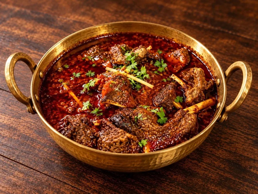 Desi ghee cooked Yum Yum Chapad Chapad mutton